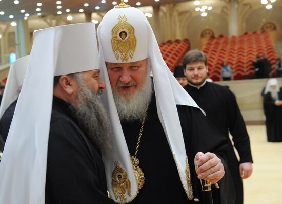 Патриарх Кирилл и митрополит Варсонофий