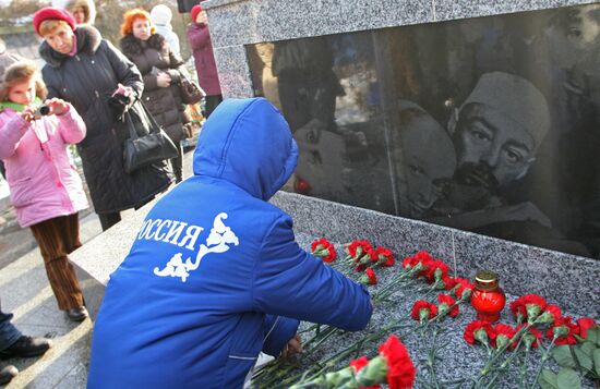 Открытие памятника жертвам Холокоста в Калининградской области