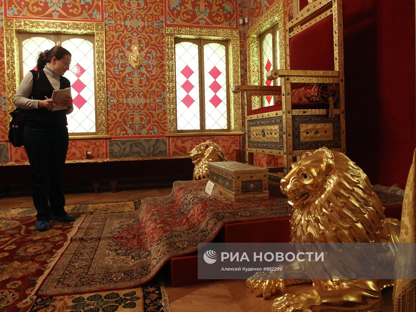 Интерьерная экспозиция во Дворце царя Алексея Михайловича