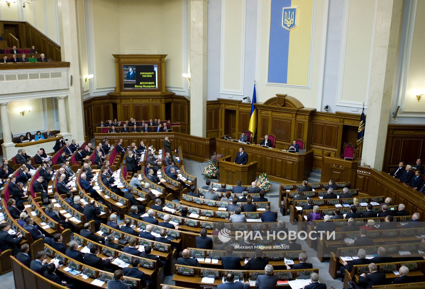 Президент Виктор Янукович выступил в Верховной Раде