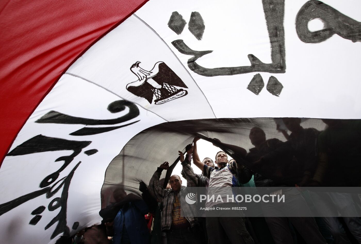 Массовая акция протеста в столице Египта