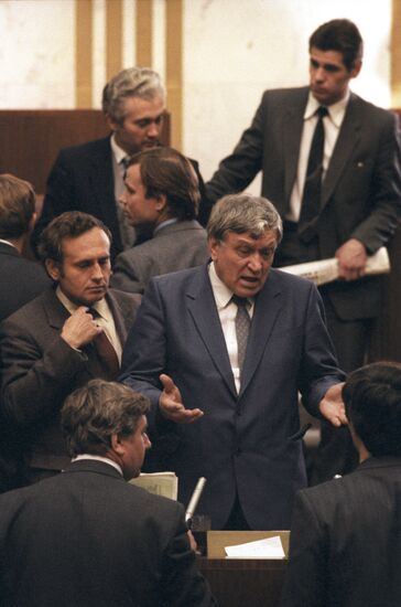 Встреча Николая Рыжкова с шахтерами