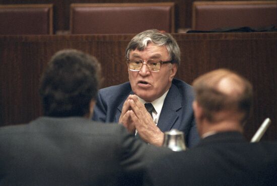 Встреча Николая Рыжкова с шахтерами