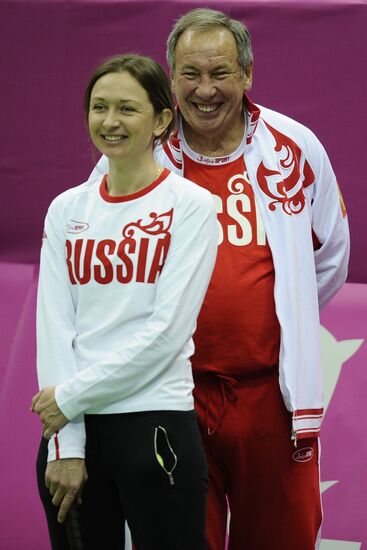 Елена Лиховцева и Шамиль Тарпищев