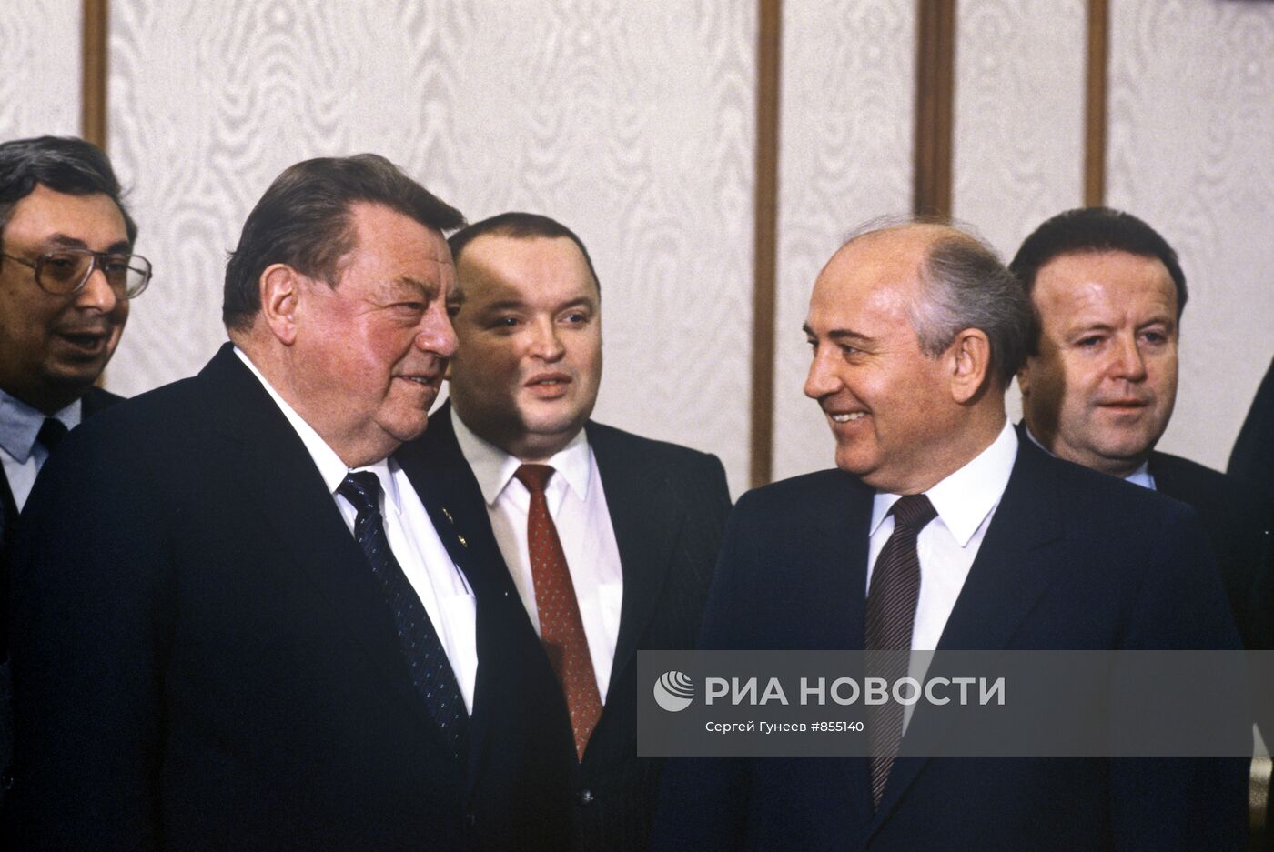М.С.Горбачев и Ф.-И.Штраус
