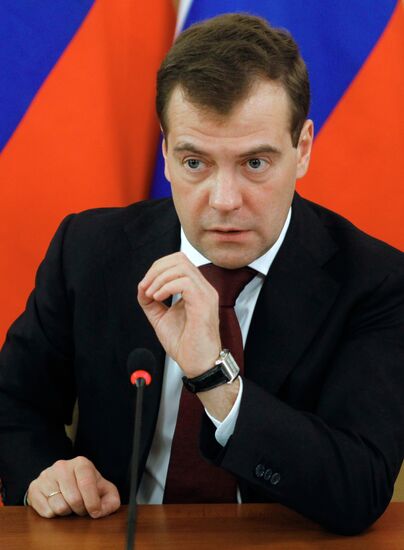 Дмитрий Медведев провел совещание о деятельности МВД