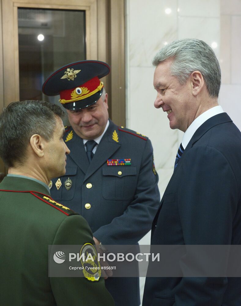 Рашид Нургалиев, Сергей Собянин, Владимир Колокольцев | РИА Новости  Медиабанк