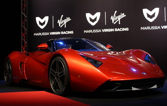 Автоспорт. Презентация болида команды Marussia Virgin Racing