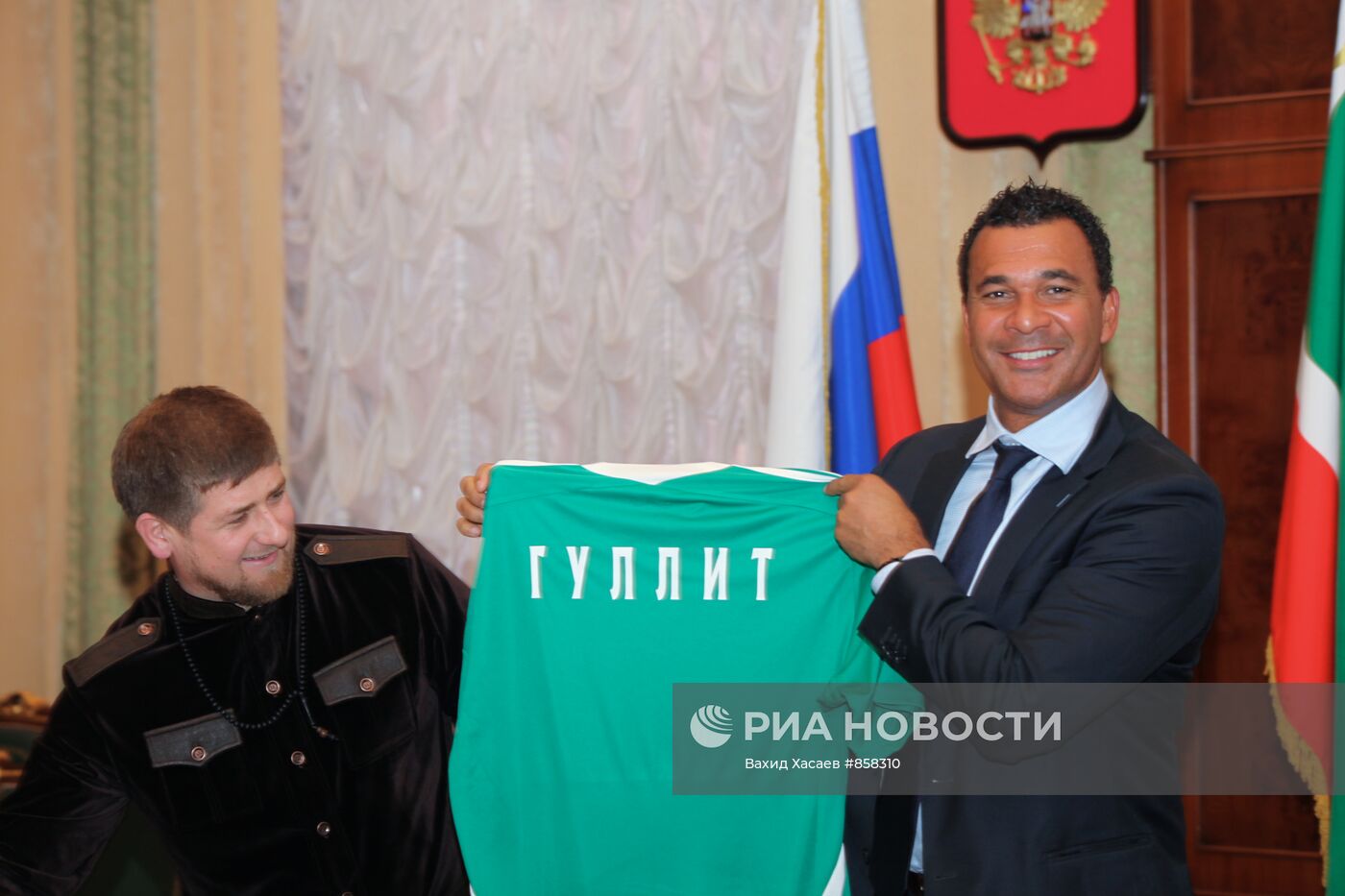 Встреча Рамзана Кадырова с Рудом Гуллитом