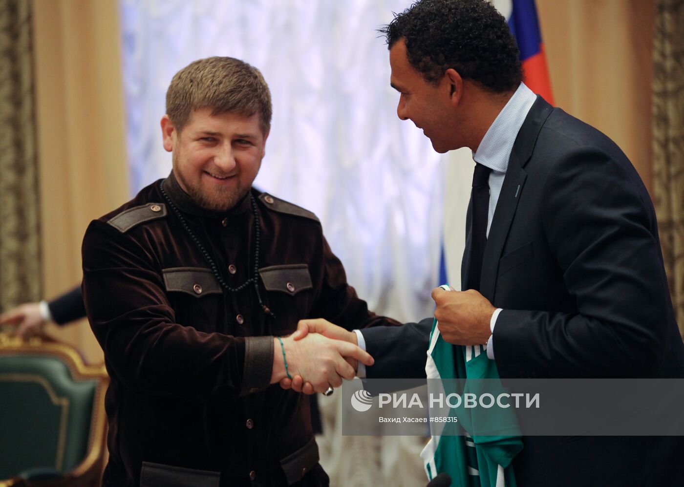 Встреча Рамзана Кадырова с Рудом Гуллитом