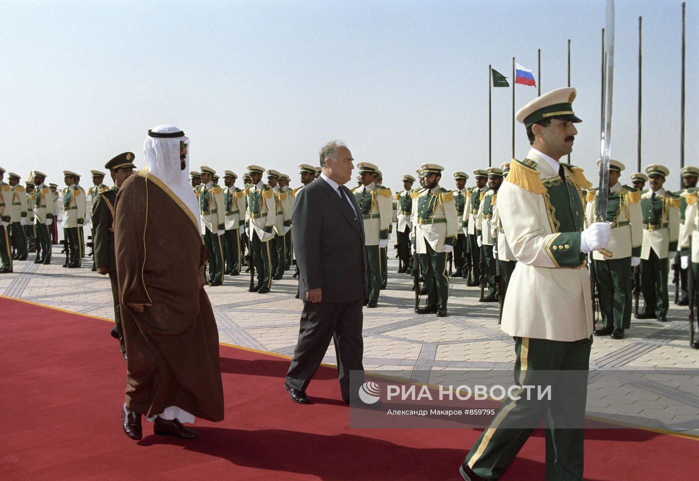 Абдалла ибн Абдель Азиз ас-Сауд и Виктор Черномырдин