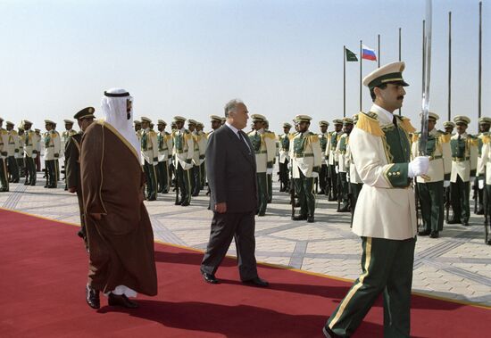 Абдалла ибн Абдель Азиз ас-Сауд и Виктор Черномырдин