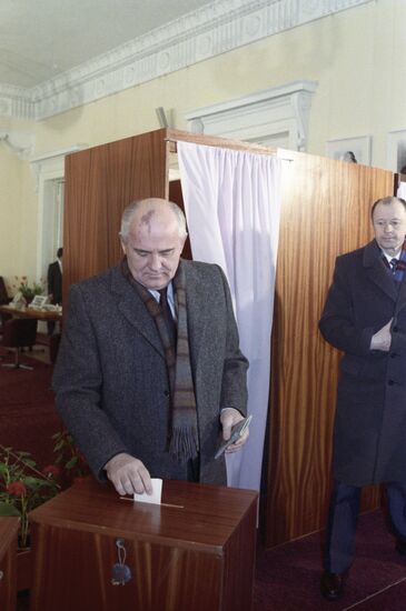 Президент СССР М.С. Горбачев