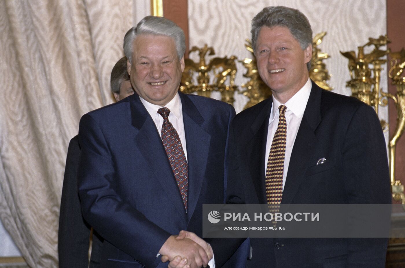Б.Н.Ельцин и Б.Клинтон