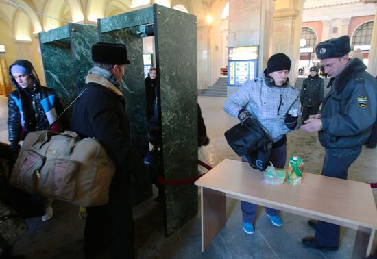 Усиление мер безопасности на Московском вокзале