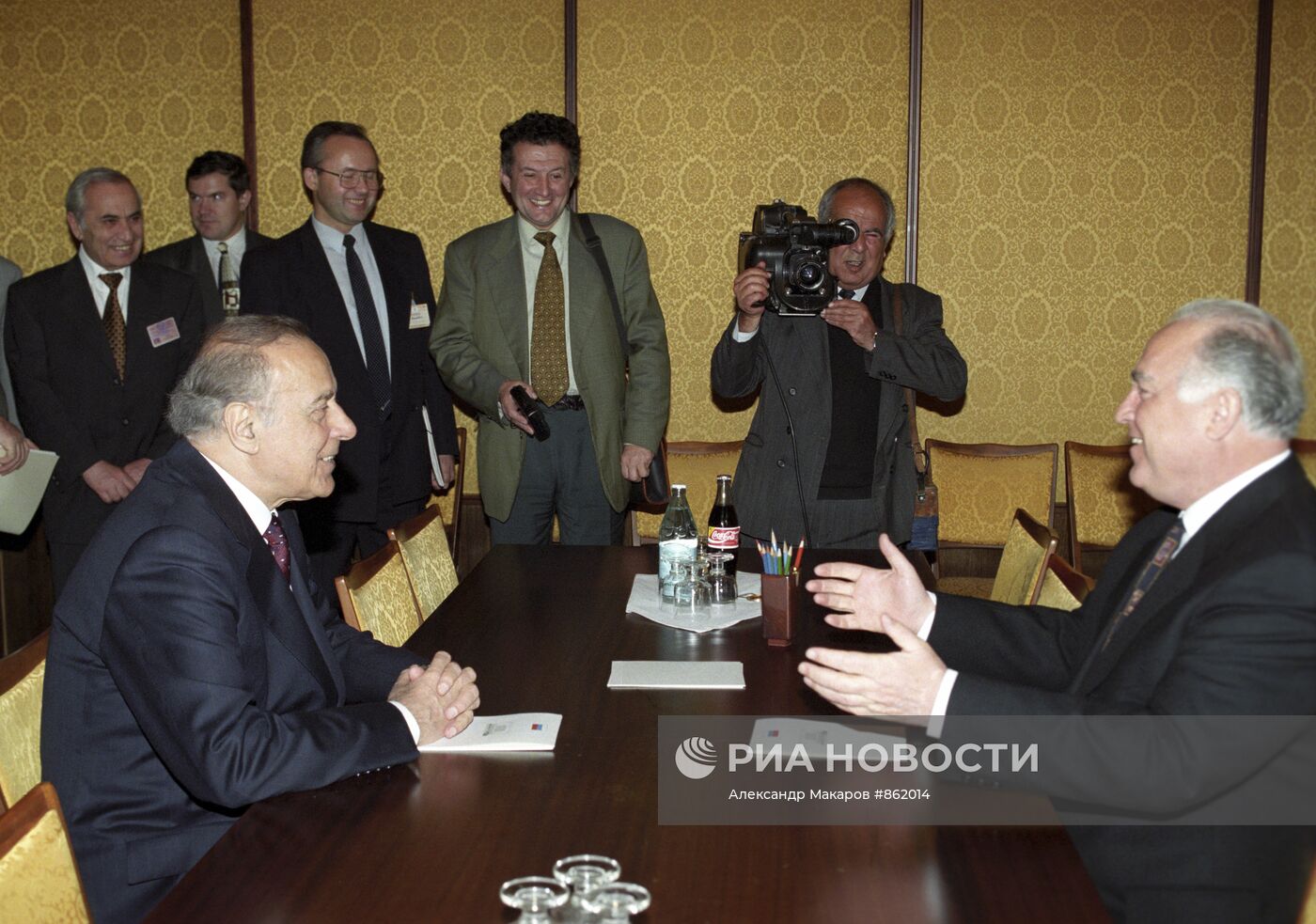 В. Черномырдин и Г. Алиев