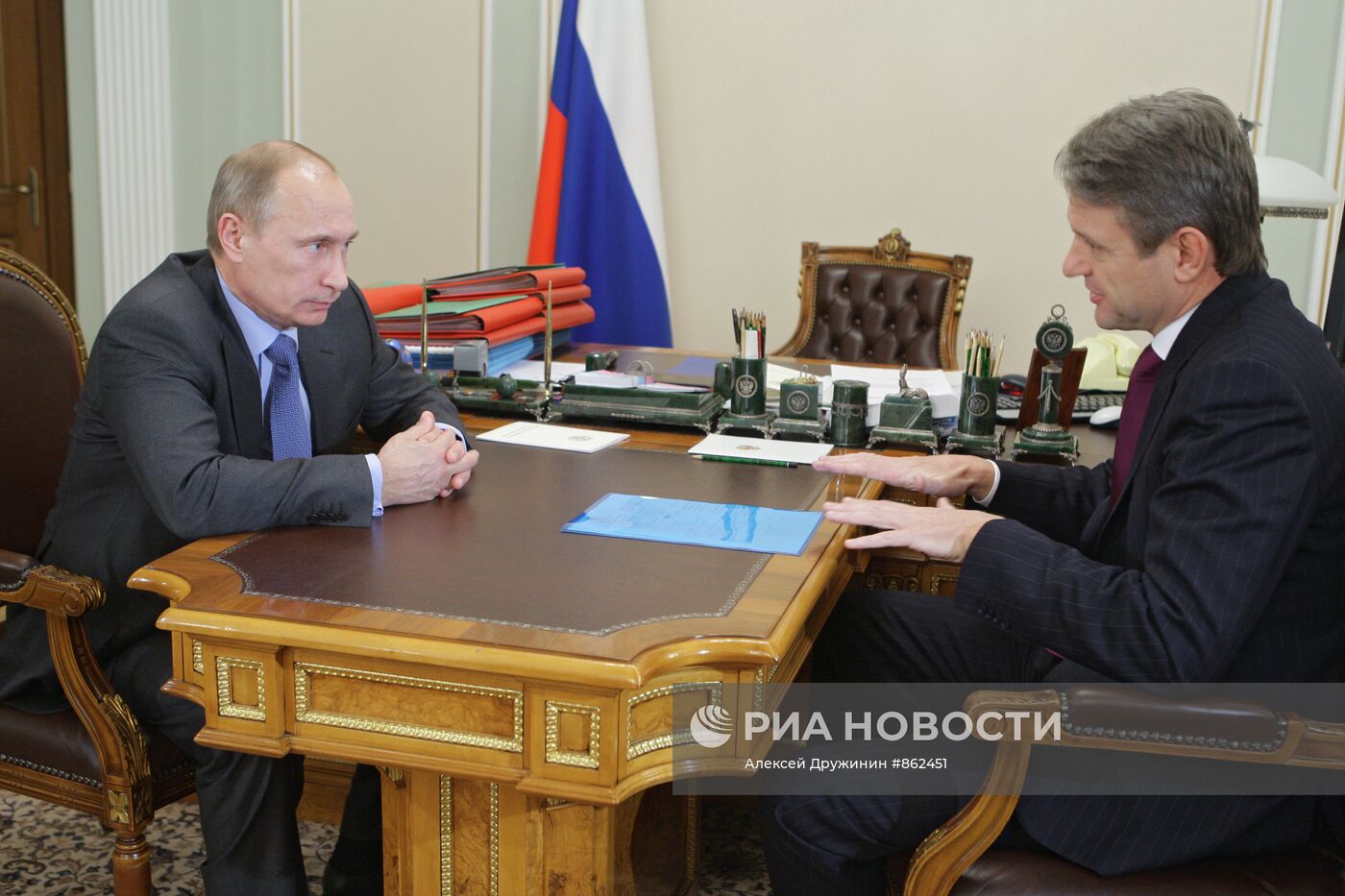Встреча Владимира Путина с Александром Ткачевым