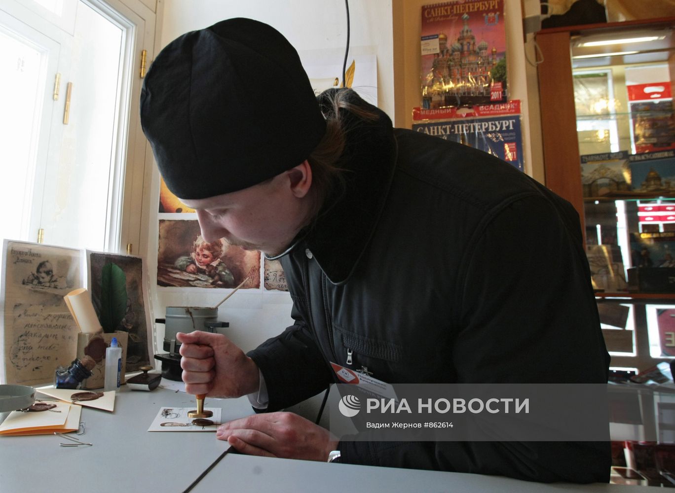 В Александро-Невской лавре открылось почтовое отделение