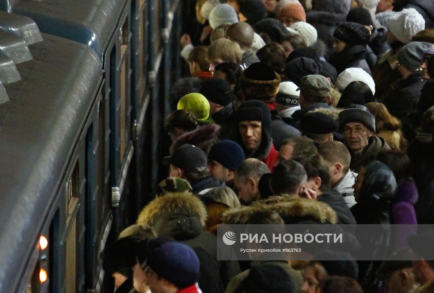 Сбой в движении поездов в московском метрополитене
