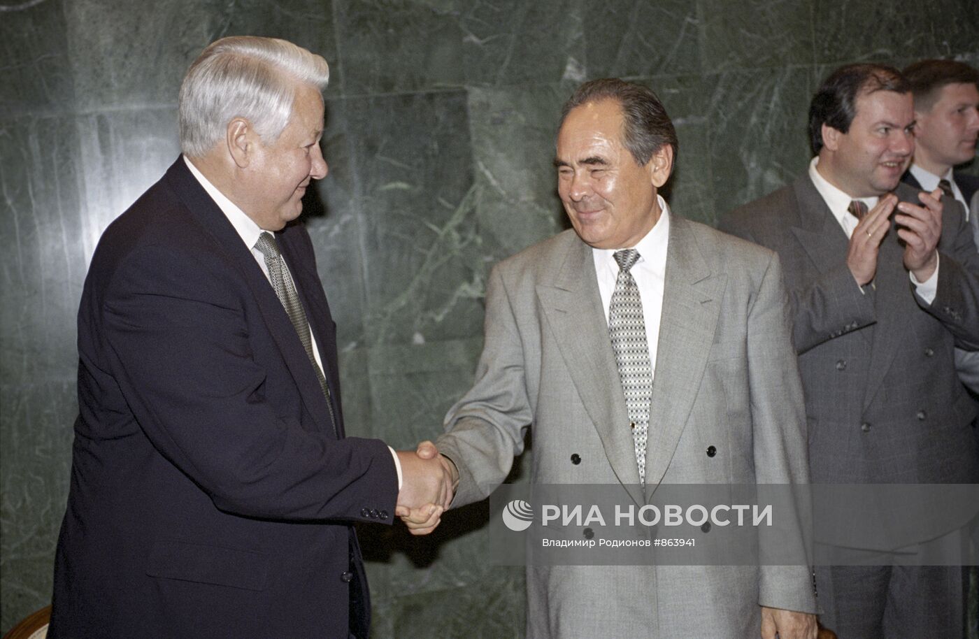 Б.Н.Ельцин и М.Шаймиев