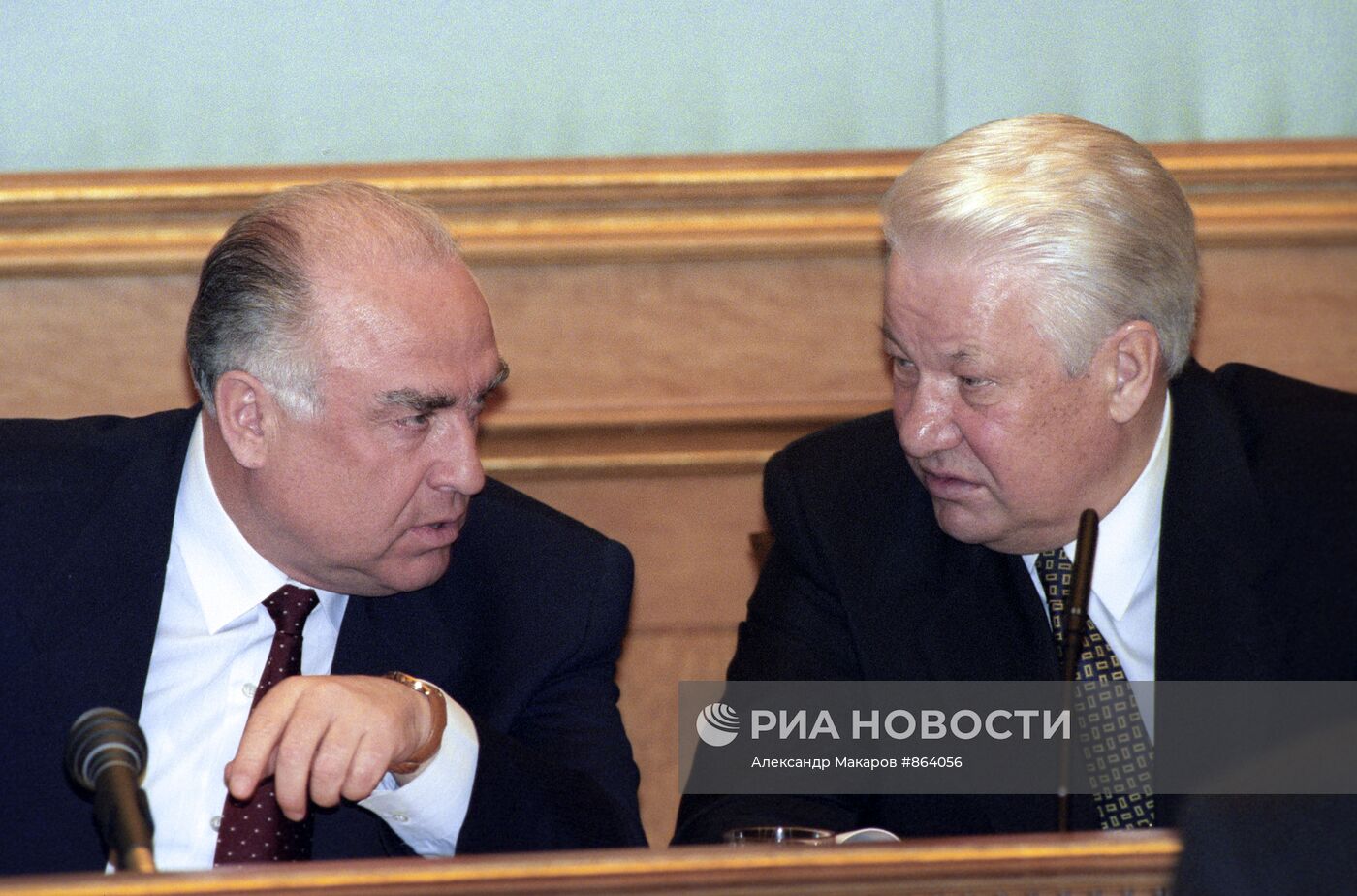 Б. Н. Ельцин и В. С. Черномырдин