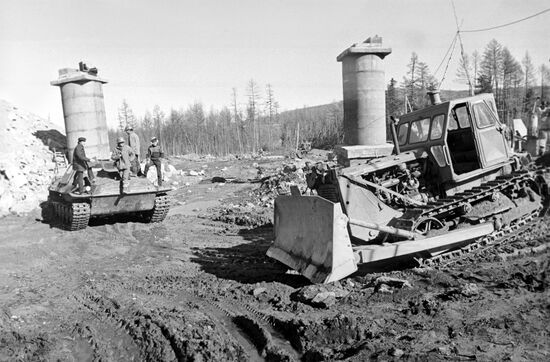 На строительстве БАМа