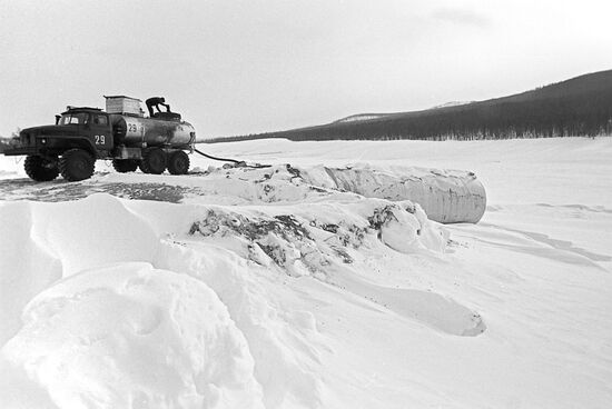 Артель старателей "Восток" на Джугджуре