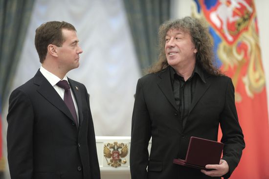 Д.Медведев вручил государственные награды в Кремле