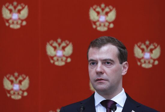 Д.Медведев вручил государственные награды в Кремле