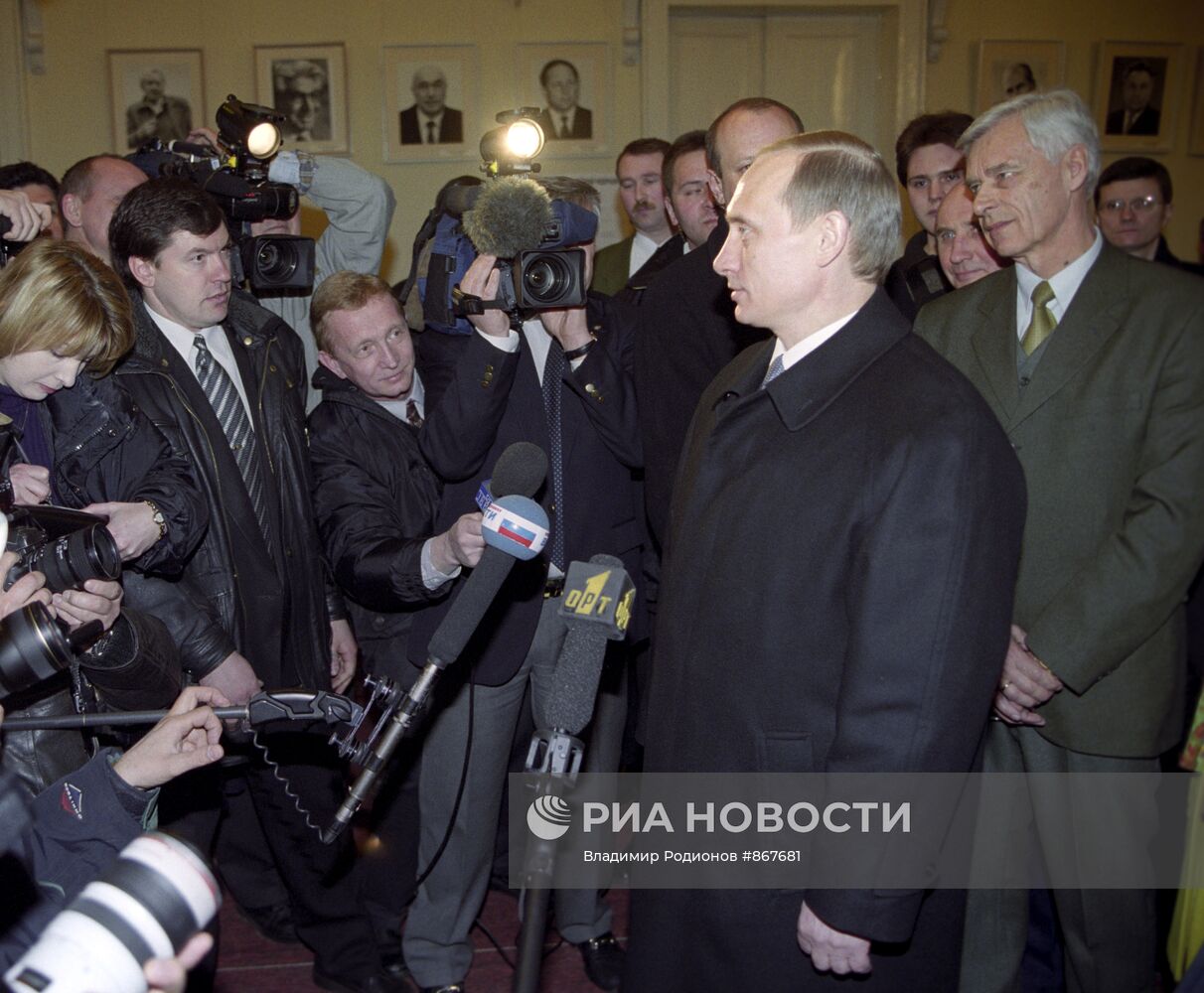 В.В. Путин на выборах