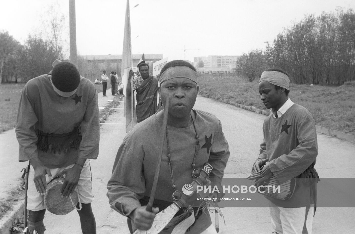 Участники фольклорного студенческого фестиваля