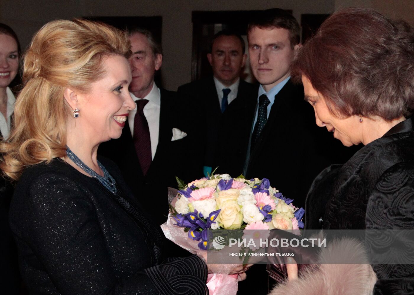 Светлана Медведева и королева София