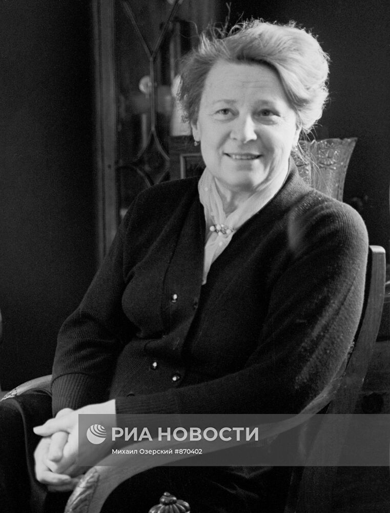 Народная артистка СССР А.К.Тарасова