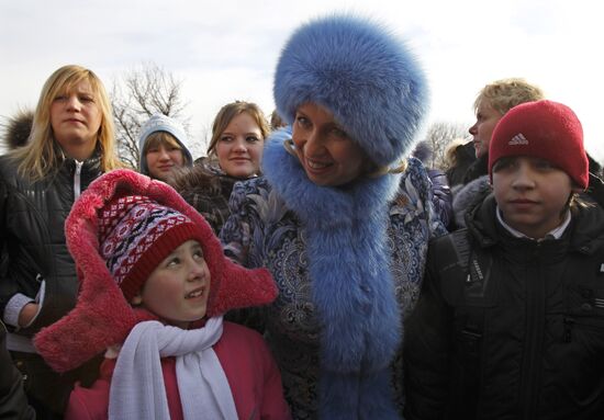 Светлана Медведева отпраздновала начало Масленицы