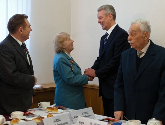 Мэр Москвы С. Собянин встретился с ветеранами столицы