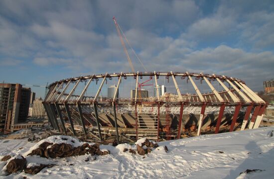 Реконструкция стадиона "Олимпийский" в Киеве