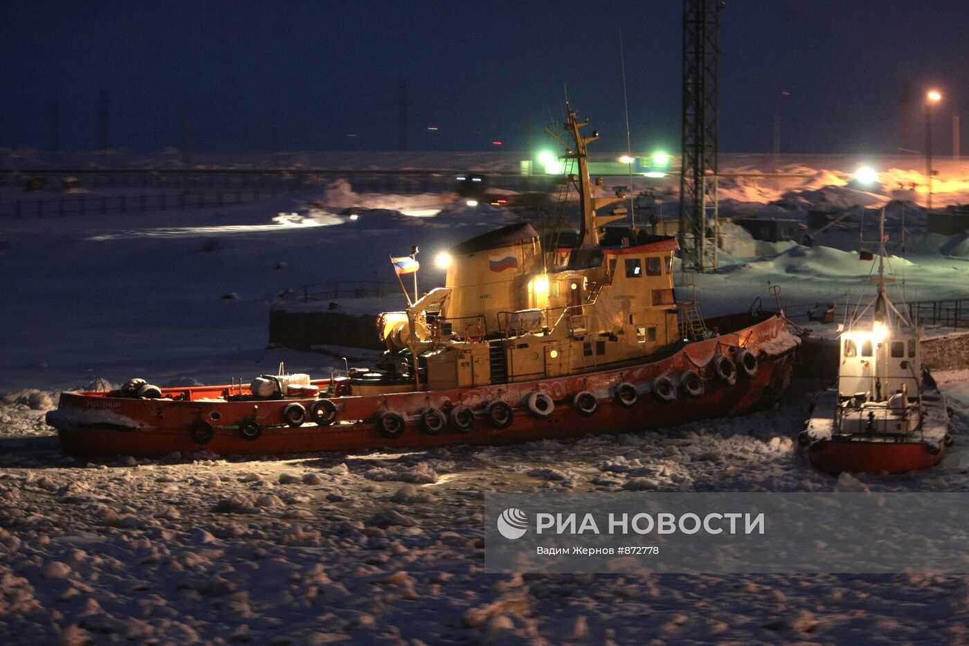 Причал морского порта "Большой порт Санкт-Петербург"