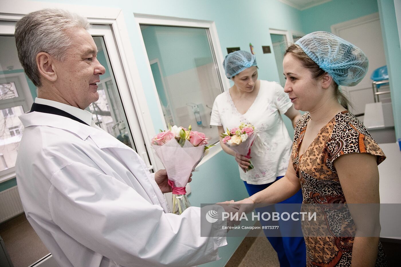С.Собянин посетил городскую клиническую больницу №70 в Москве