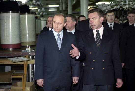 Поездка В.Путина в Орехово-Зуево