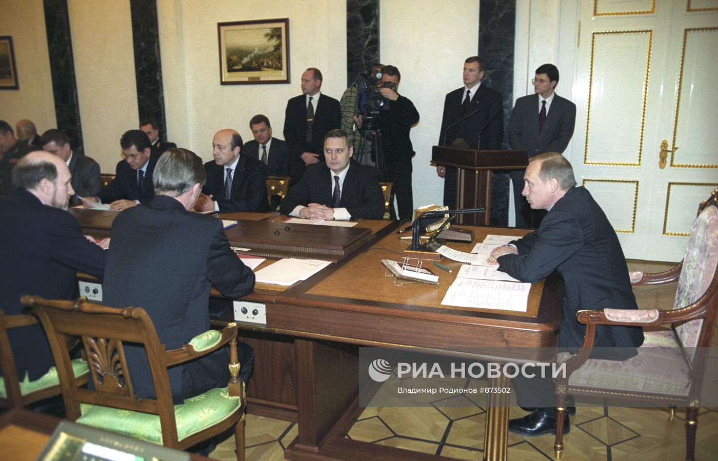 В. В. Путин на заседании Совета безопасности