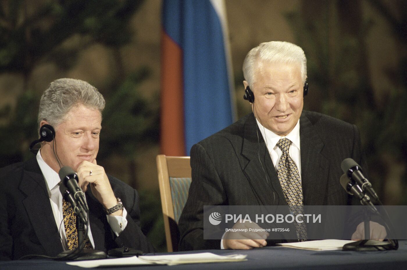 Борис Ельцин в Финляндии