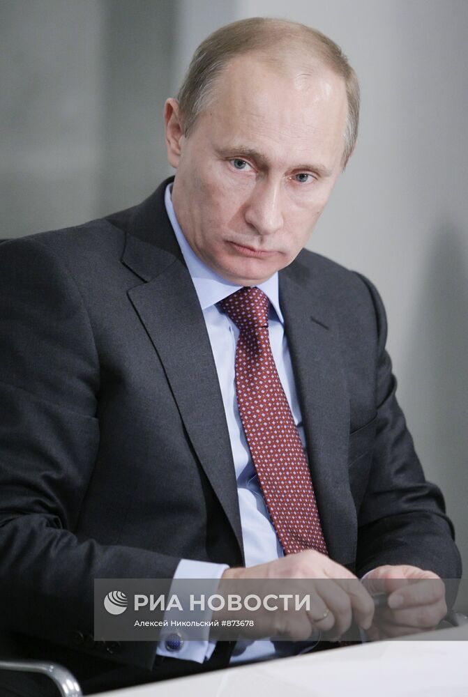 Посещение В.Путиным Центрального офиса компании "Йота"