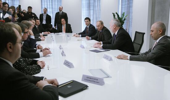 Посещение В.Путиным Центрального офиса компании "Йота"