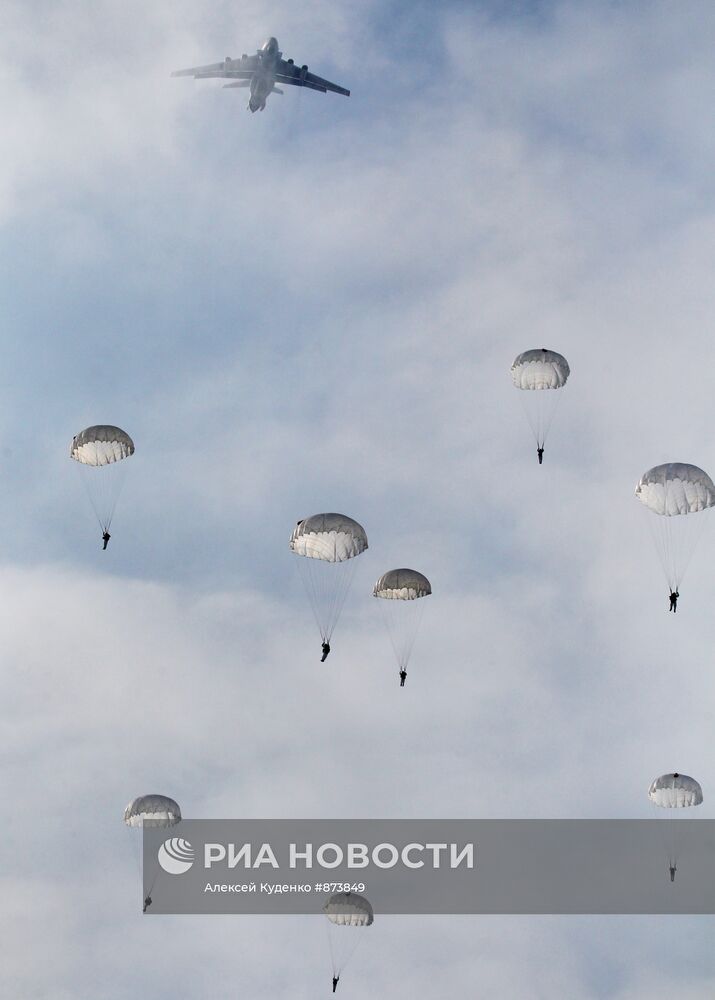 Учения Воздушно-десантных войск (ВДВ) в Рязанской области