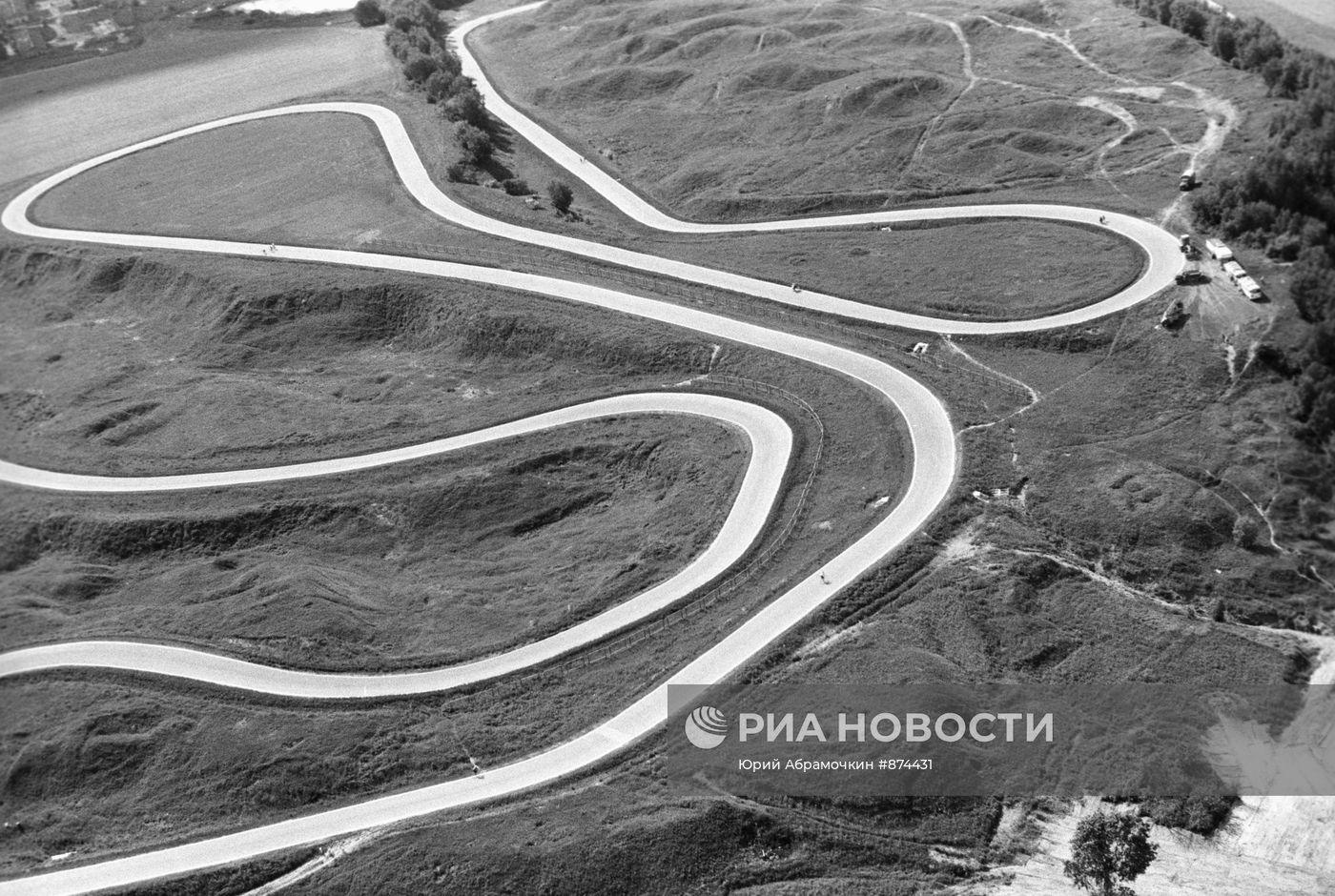 Велосипедная трасса в Крылатском