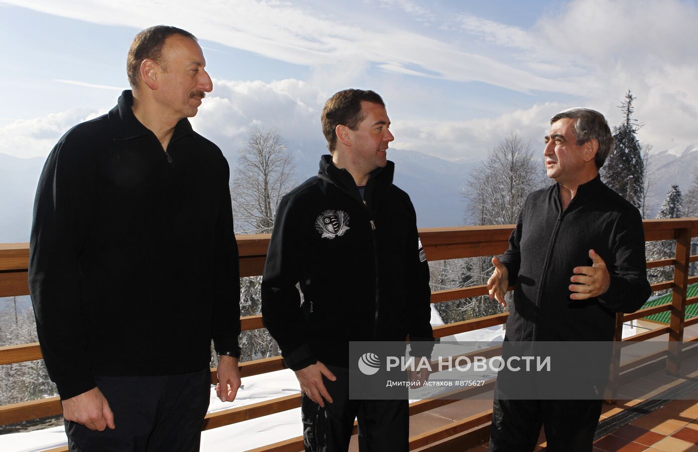Встреча Д.Медведева с главами Армении и Азербайджана в Сочи