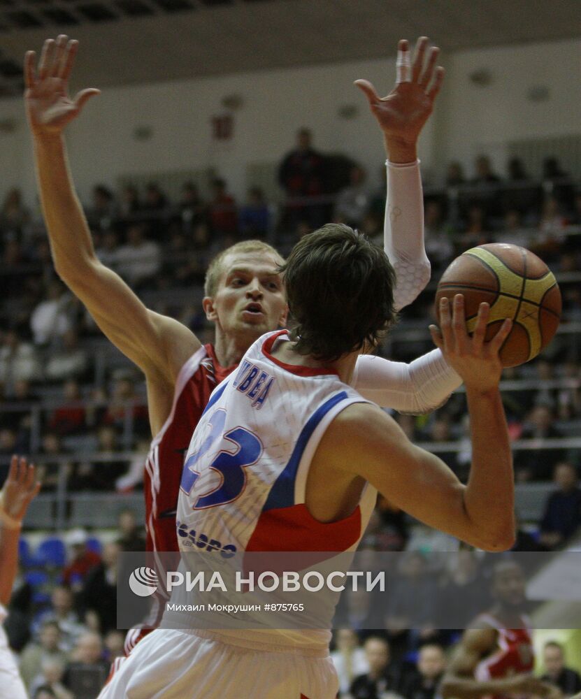 Баскетбол. ПБЛ. Матч "Локомотив-Кубань" - ЦСКА