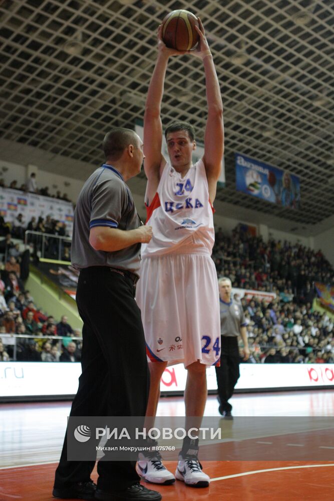Баскетбол. ПБЛ. Матч "Локомотив-Кубань" - ЦСКА