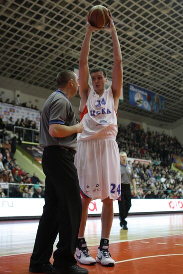 Баскетбол. ПБЛ. Матч "Локомотив-Кубань" - ЦСКА