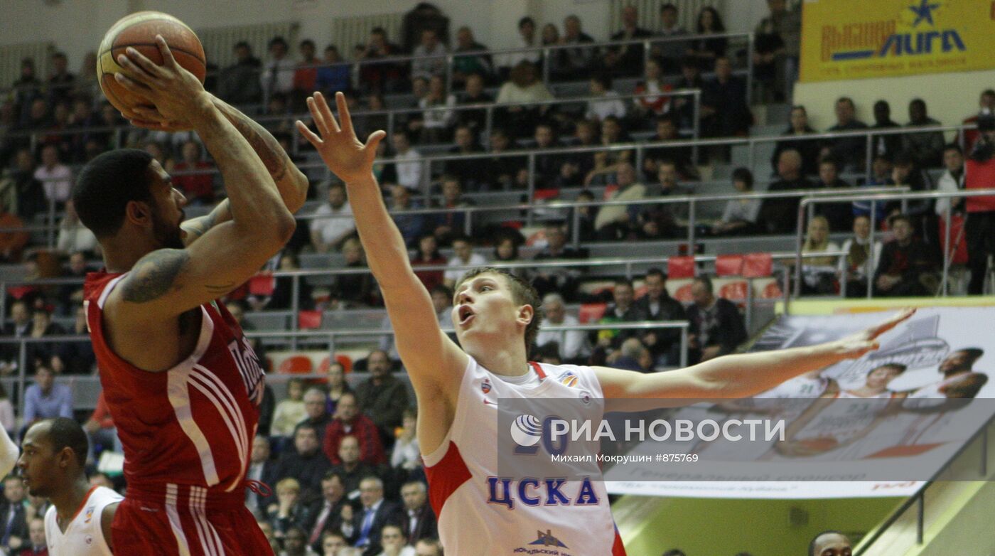 Баскетбол. ПБЛ. Матч "Локомотив-Кубань" - ЦСКА